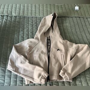 Alphalete cropped zip jacket